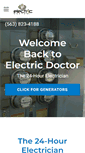 Mobile Screenshot of electricdoctor.com